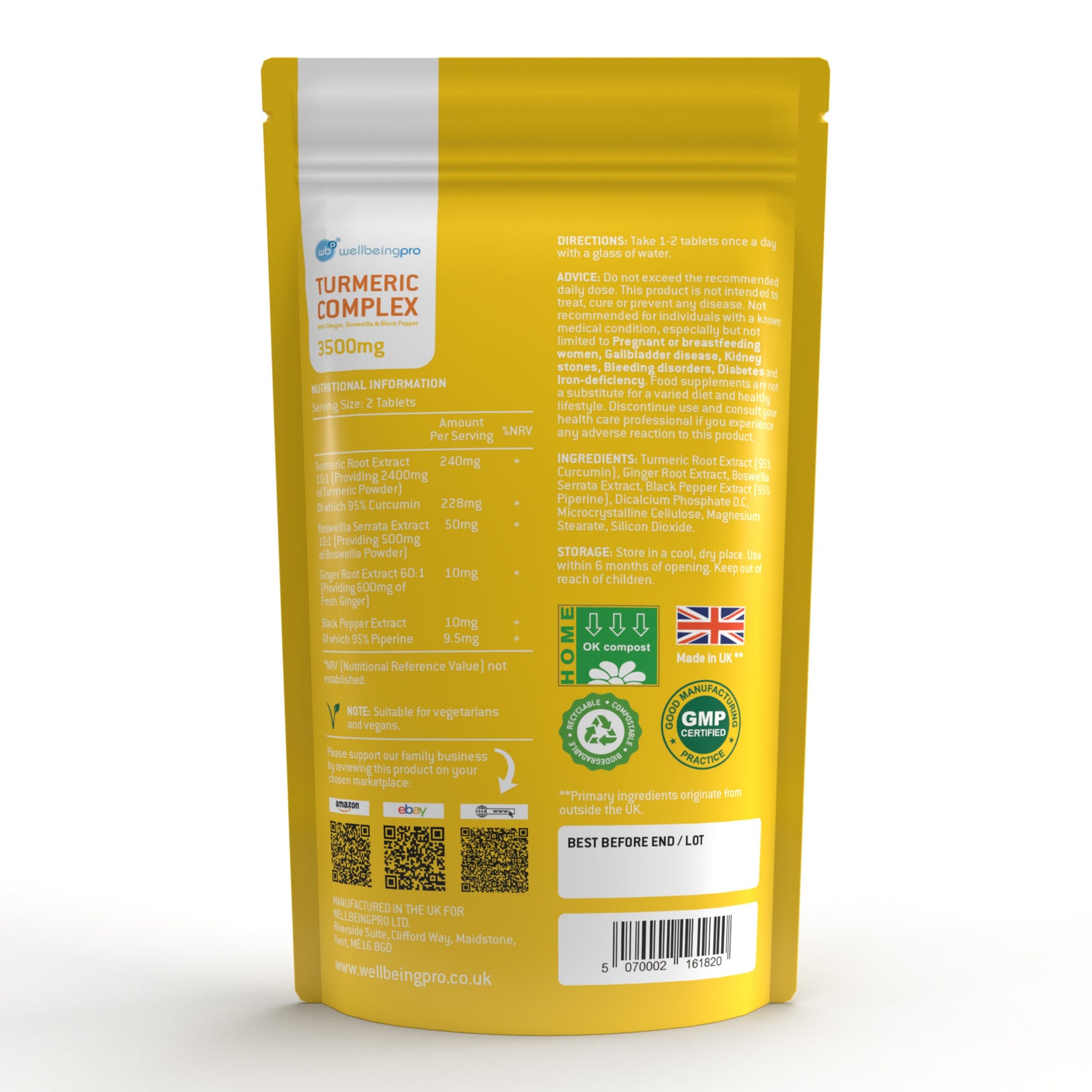 Turmeric Complex 3500mg - Joint Support